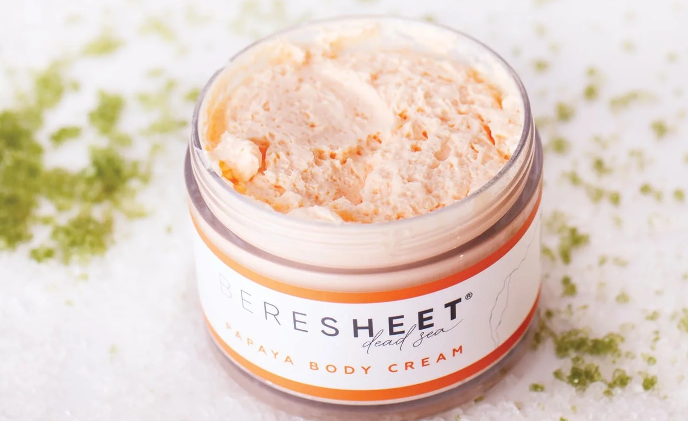 Papaya body cream bottle